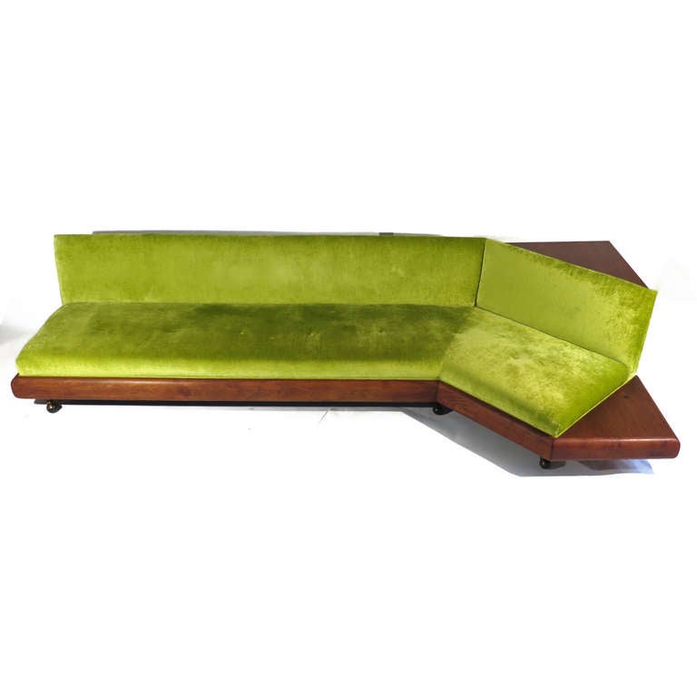 Mid-Century Modern Adrian Pearsall Sofa For Sale