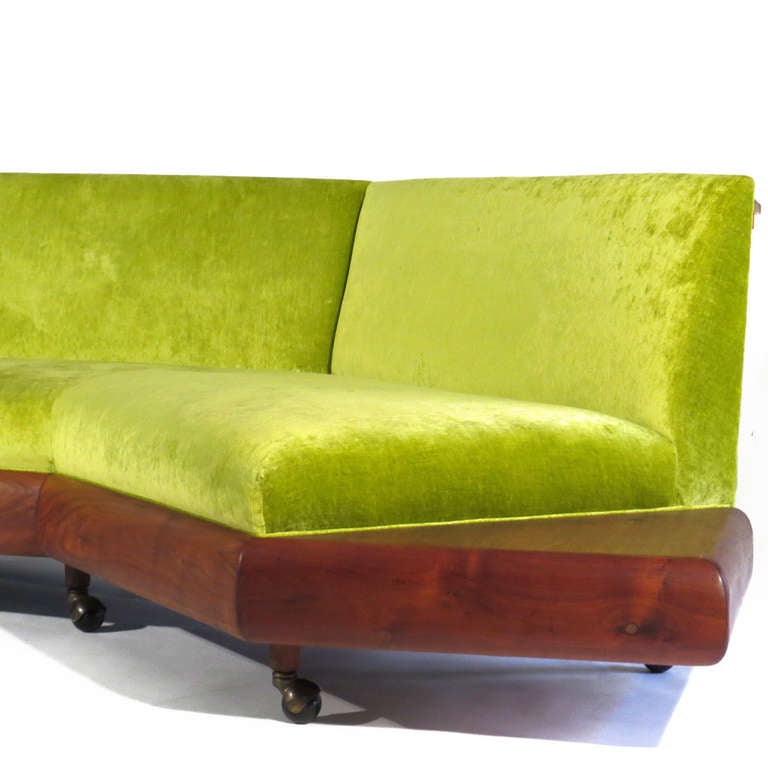 Steel Adrian Pearsall Sofa For Sale