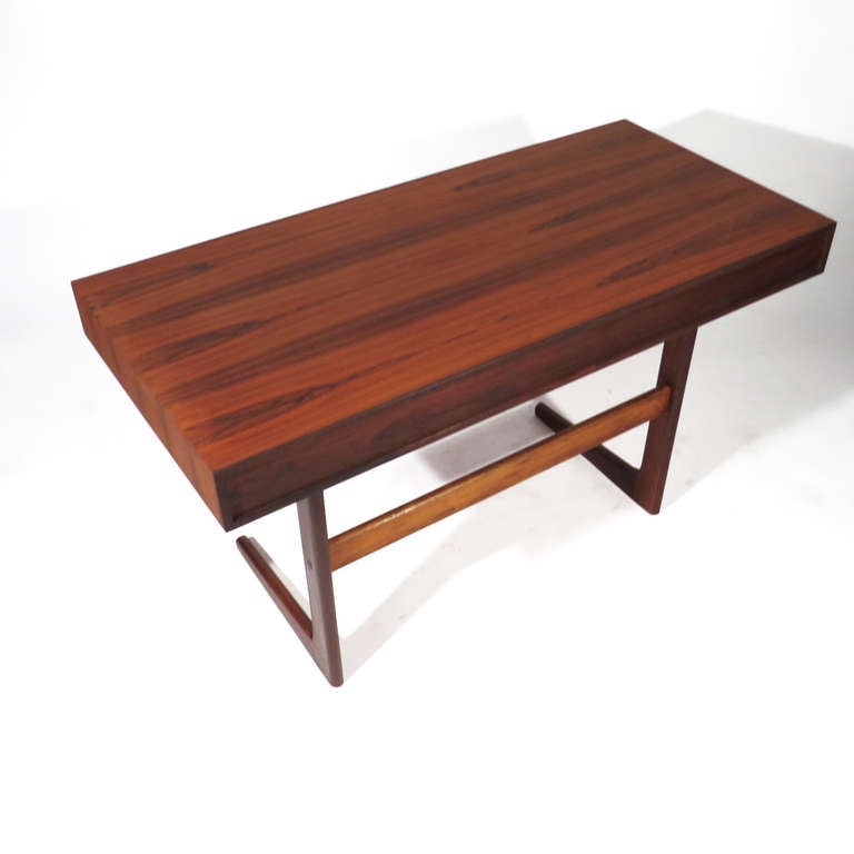 Georg Petersens Rosewood Desk In Excellent Condition For Sale In Baltimore, MD