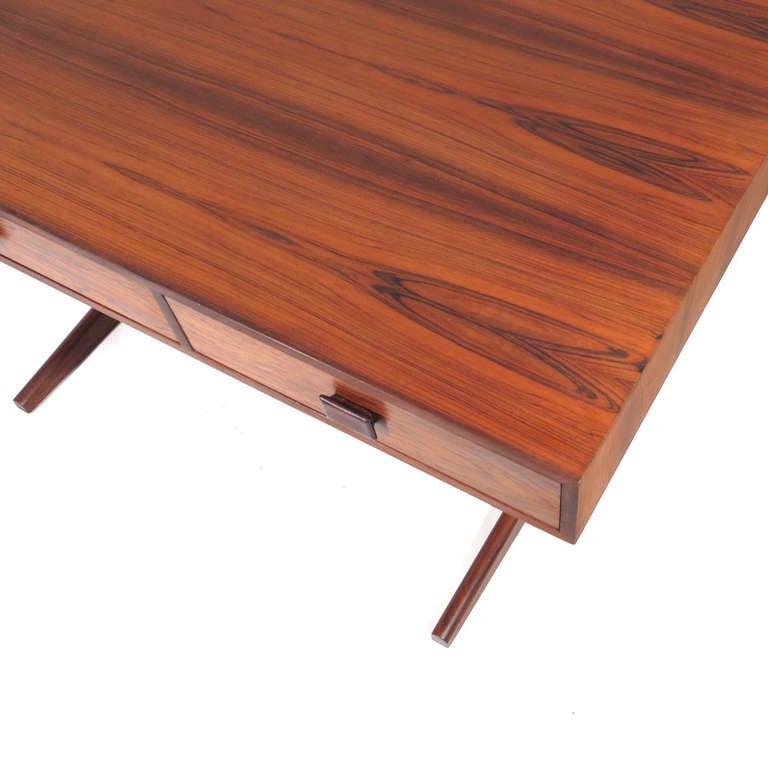 Mid-20th Century Georg Petersens Rosewood Desk For Sale
