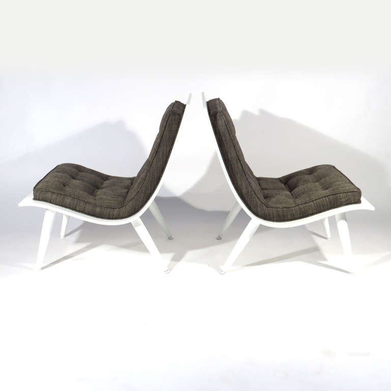 Mid-Century Modern Baughman Scoop Chairs For Sale