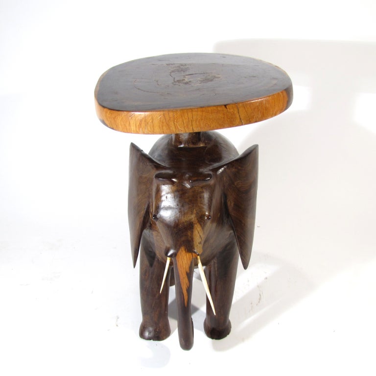 Rosewood Elephant Table 2