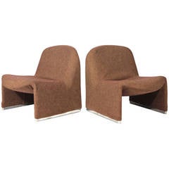 Pair of Alky Chairs by Giancarlo Piretti for Castelli