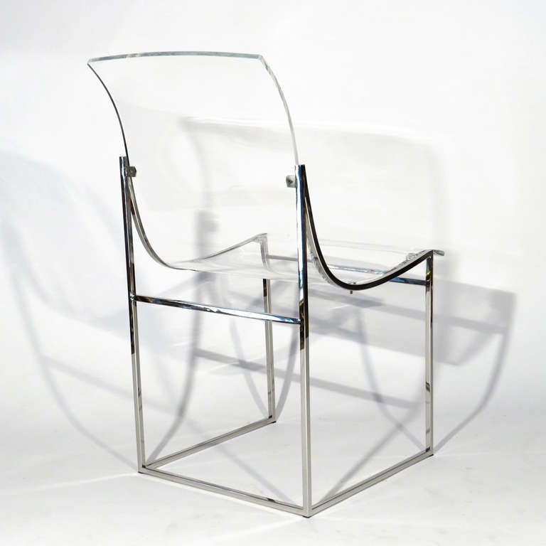 12 Lucite Dining Chairs In Excellent Condition For Sale In Baltimore, MD