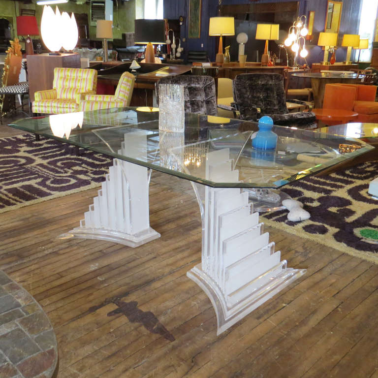 Lucite Dining Table For Sale 2