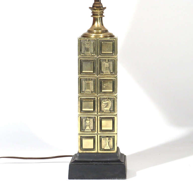 Mid-Century Modern Laurel Chess Lamps For Sale
