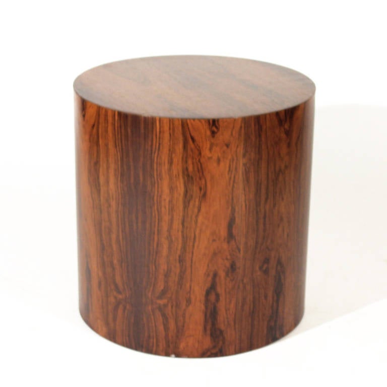 American Harvey Probber Rosewood Drum Table For Sale