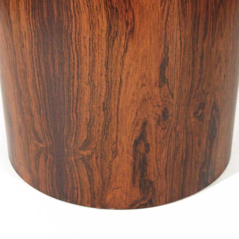 Harvey Probber Rosewood Drum Table For Sale 1