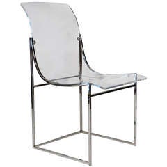 12 Lucite Dining Chairs