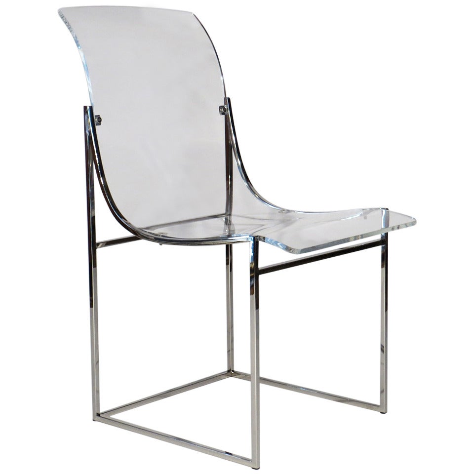 12 Lucite Dining Chairs For Sale