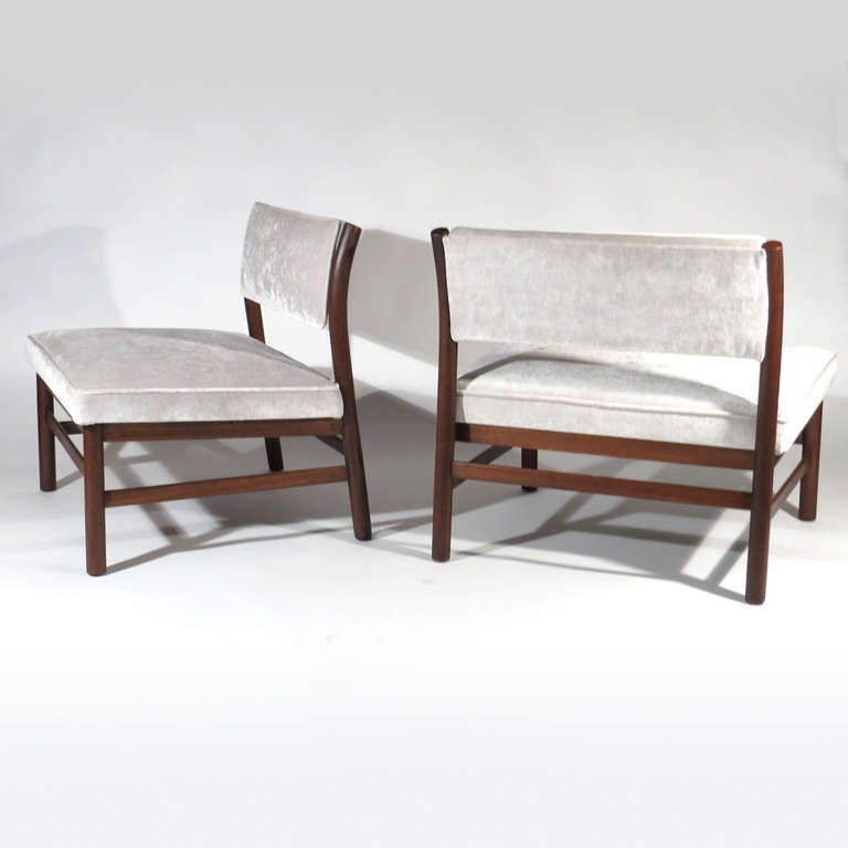 Harvey Probber Slipper Chairs In Excellent Condition For Sale In Baltimore, MD