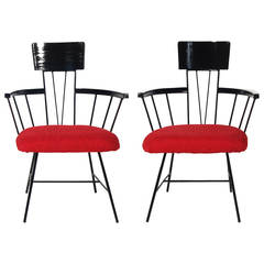 Richard McCarthy for Selrite Wrought Iron Chairs
