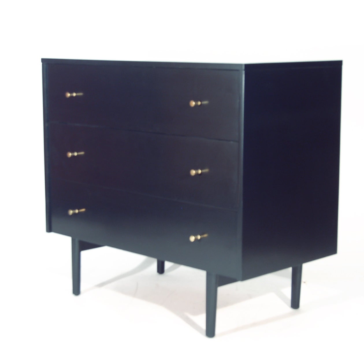 Paul McCobb Black Lacquered Chest