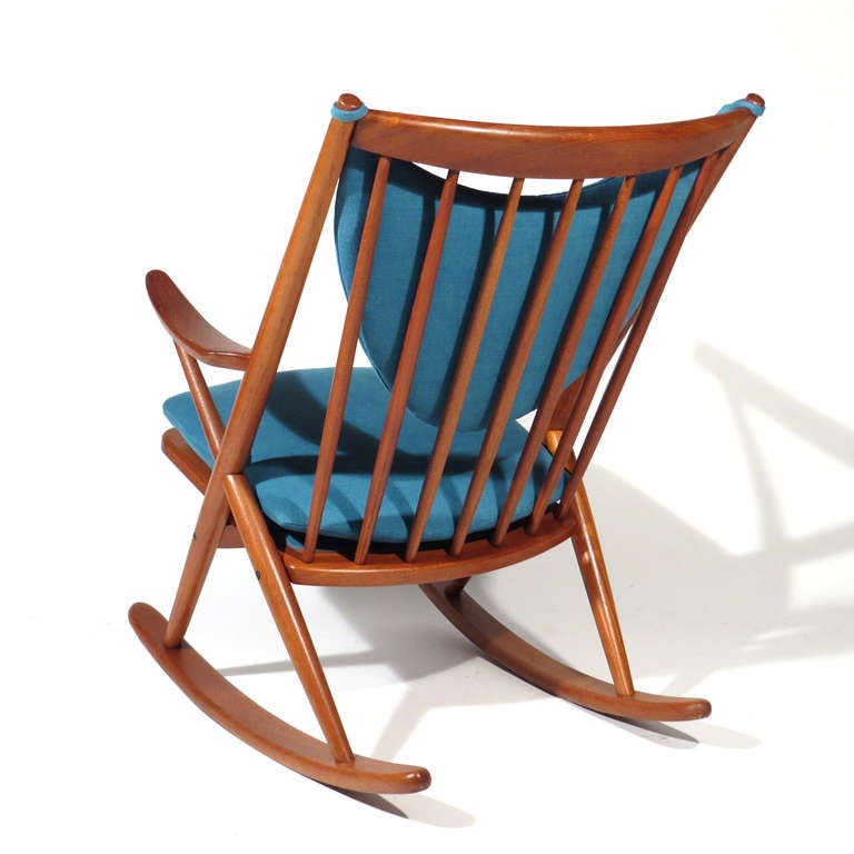 Scandinavian Modern Danish Teak Rocker For Sale