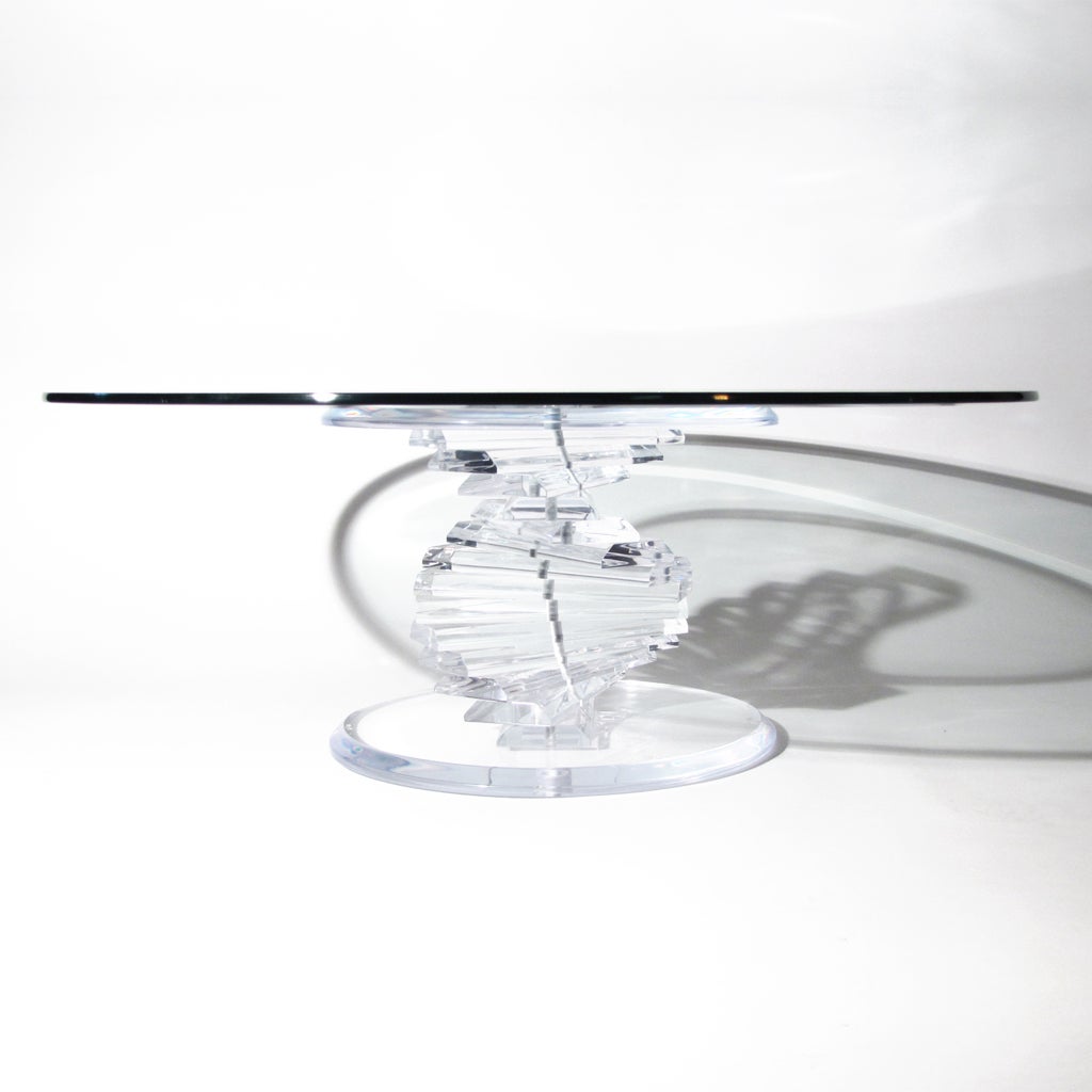 Lucite Cocktail Table For Sale