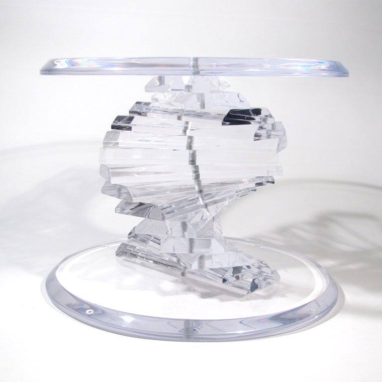 Mid-Century Modern Lucite Cocktail Table For Sale
