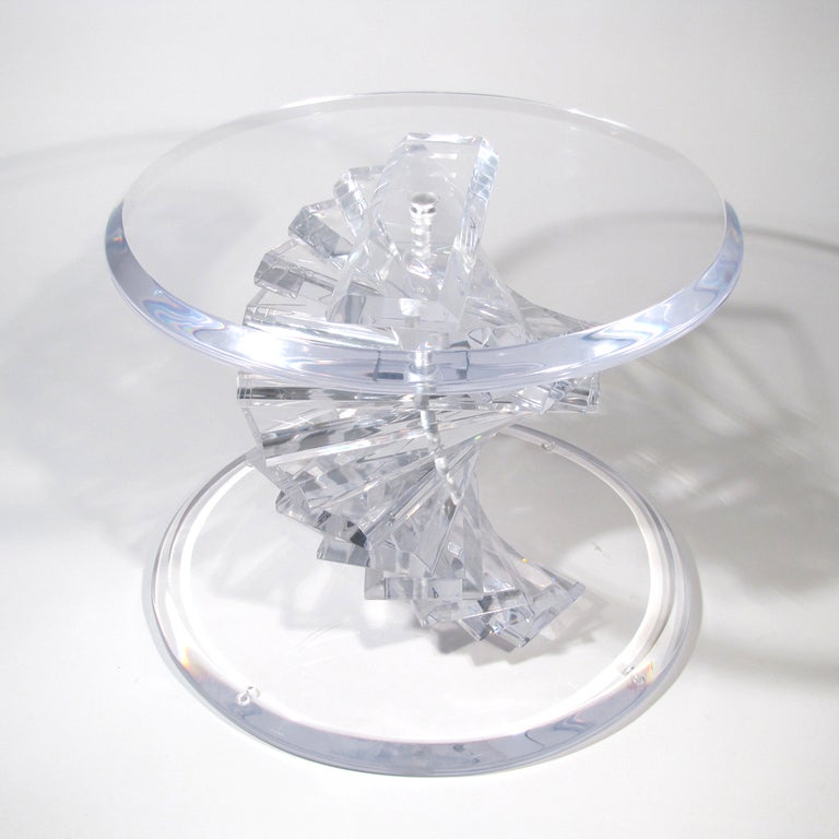 American Lucite Cocktail Table For Sale