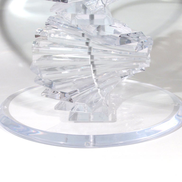 Late 20th Century Lucite Cocktail Table For Sale