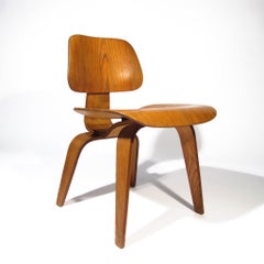 Retro Eames Incised "DCW" Chair