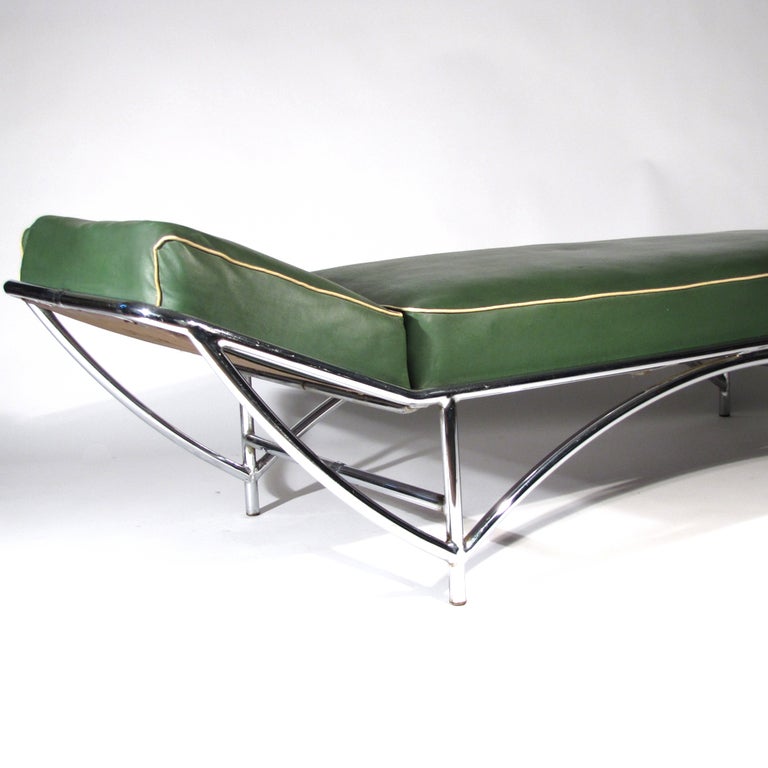American KEM Weber Art Deco Chaise Longue For Sale