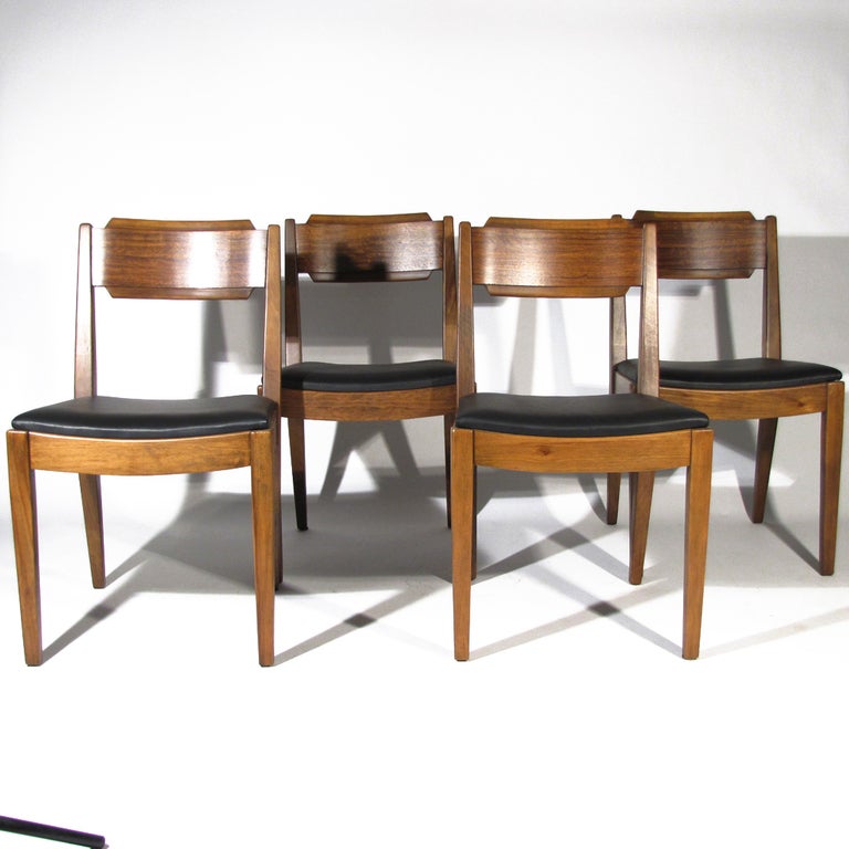Mid-Century Modern Four Milo Baughman Dining Chairs