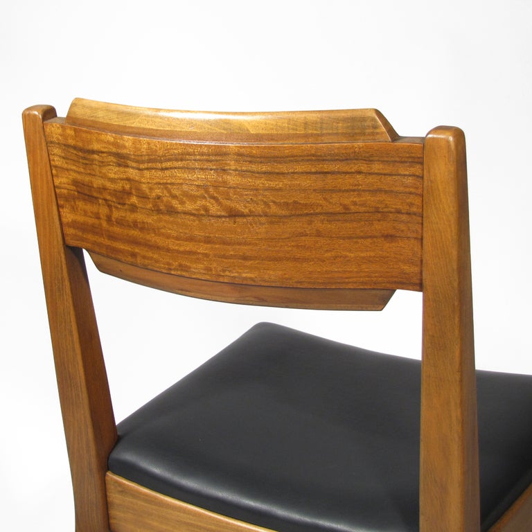 Mid-20th Century Four Milo Baughman Dining Chairs