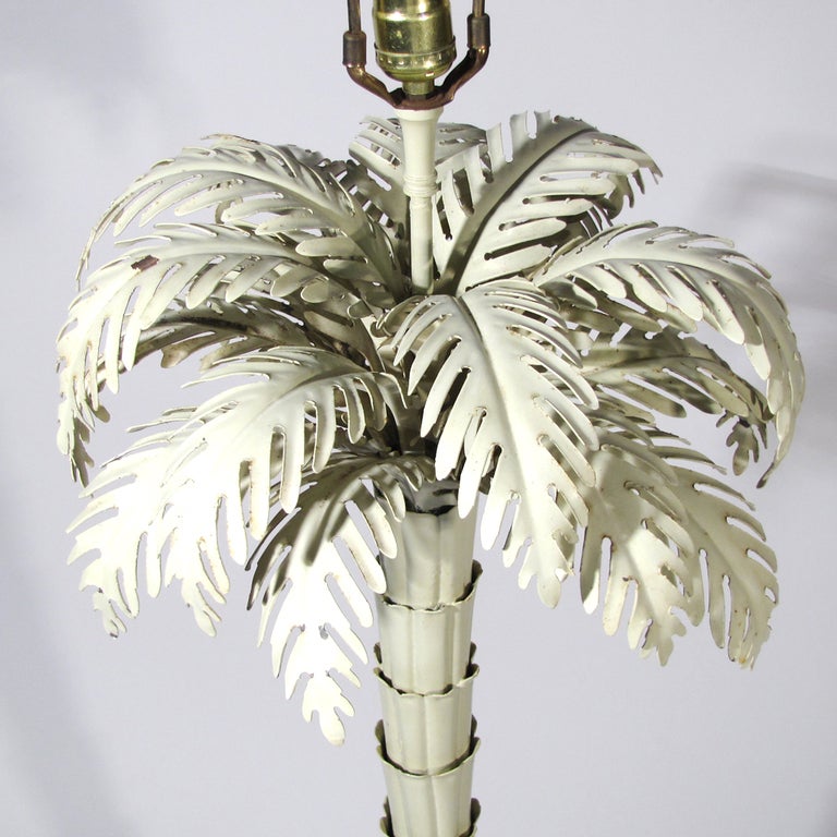 Mid-20th Century Palm Tree Lamp For Sale