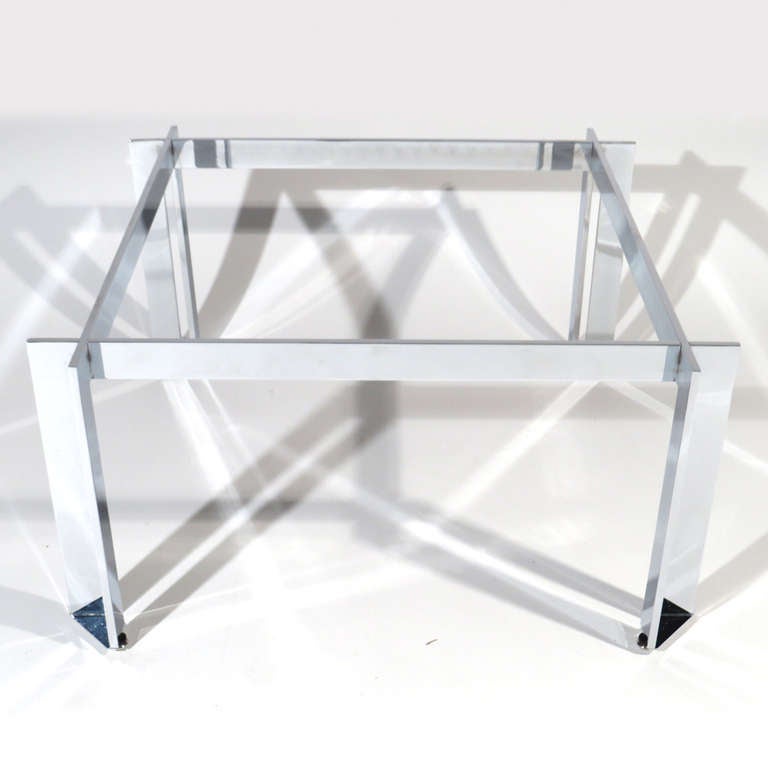 Parallel Bar Chrome Table For Sale 1