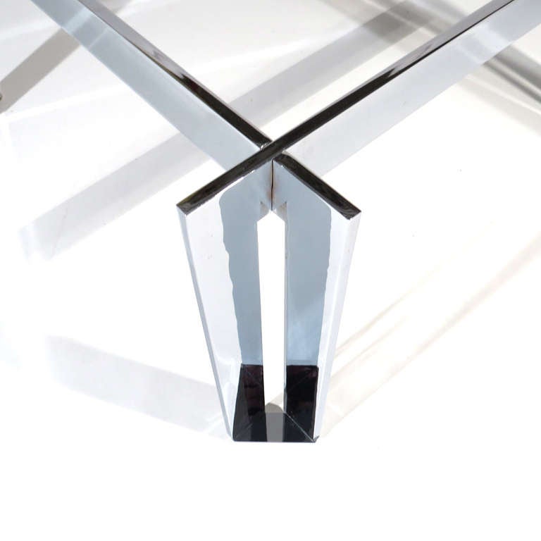 Parallel Bar Chrome Table For Sale 2
