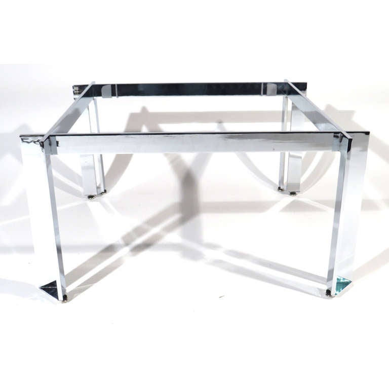 Parallel Bar Chrome Table For Sale 4
