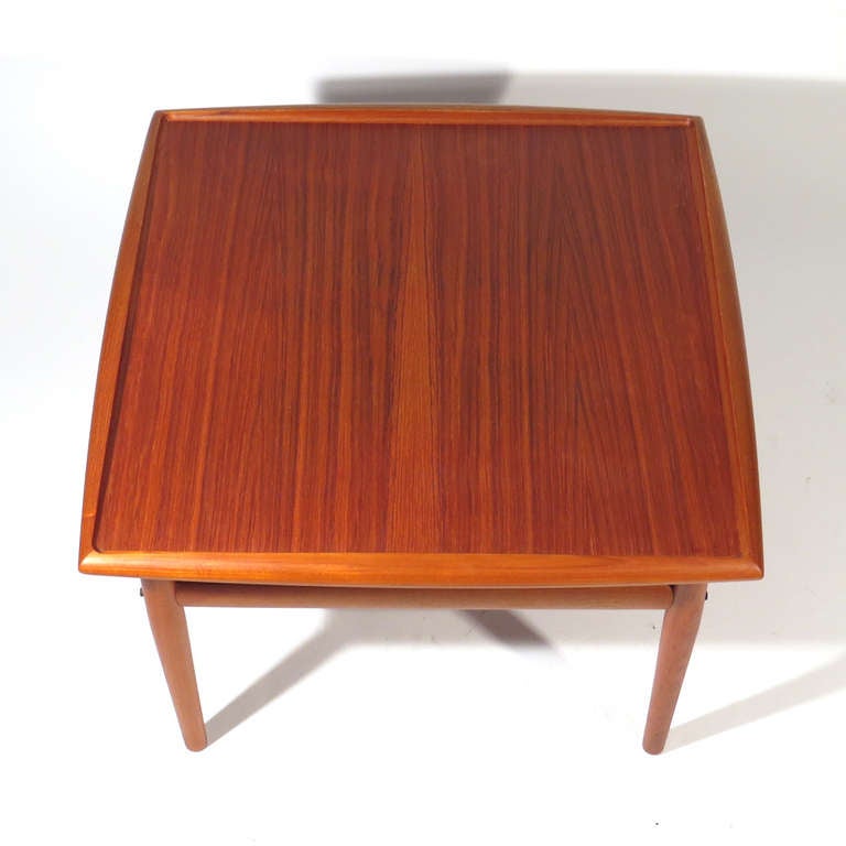 Scandinavian Modern Danish Teak Table For Sale