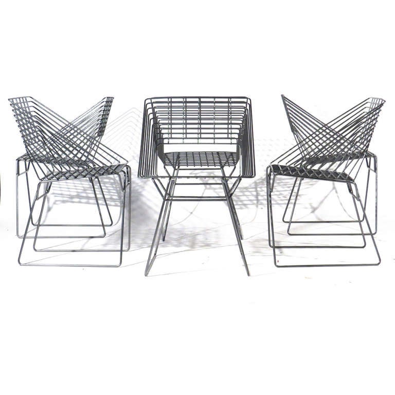 Verner Panton Wire Chairs