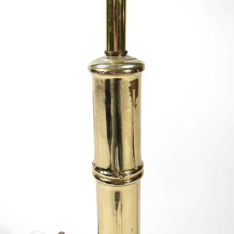 American Brass & Lucite Lamps For Sale
