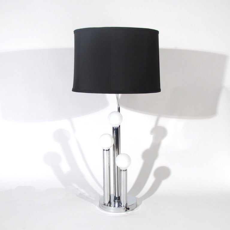Mod Chrome Table Lamps