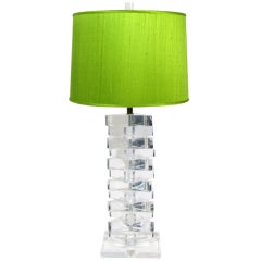 Lucite Table Lamp