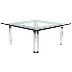 Parallel Bar Chrome Table