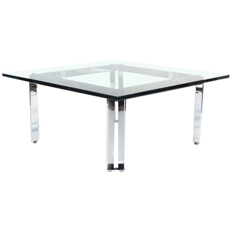 Parallel Bar Chrome Table For Sale