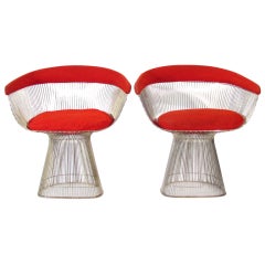 Vintage Pair Warren Platner Chairs