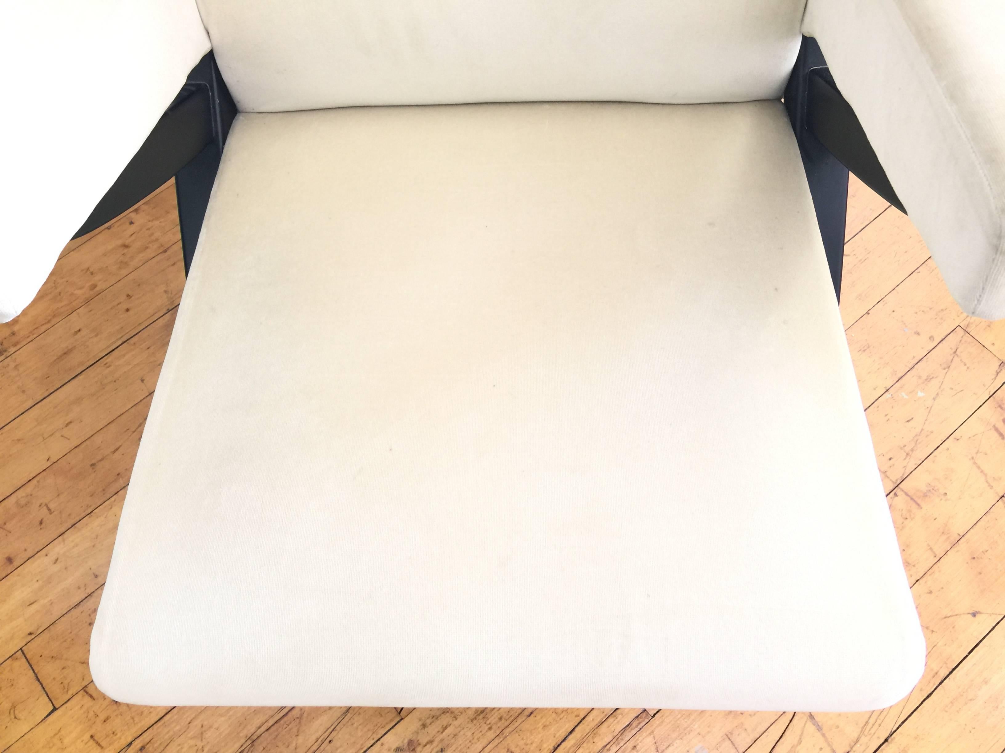 Mid-Century Modern Fiorenza Lounge Chair Design by Franco Albini 1952 for Arflex, Velvet Cotton