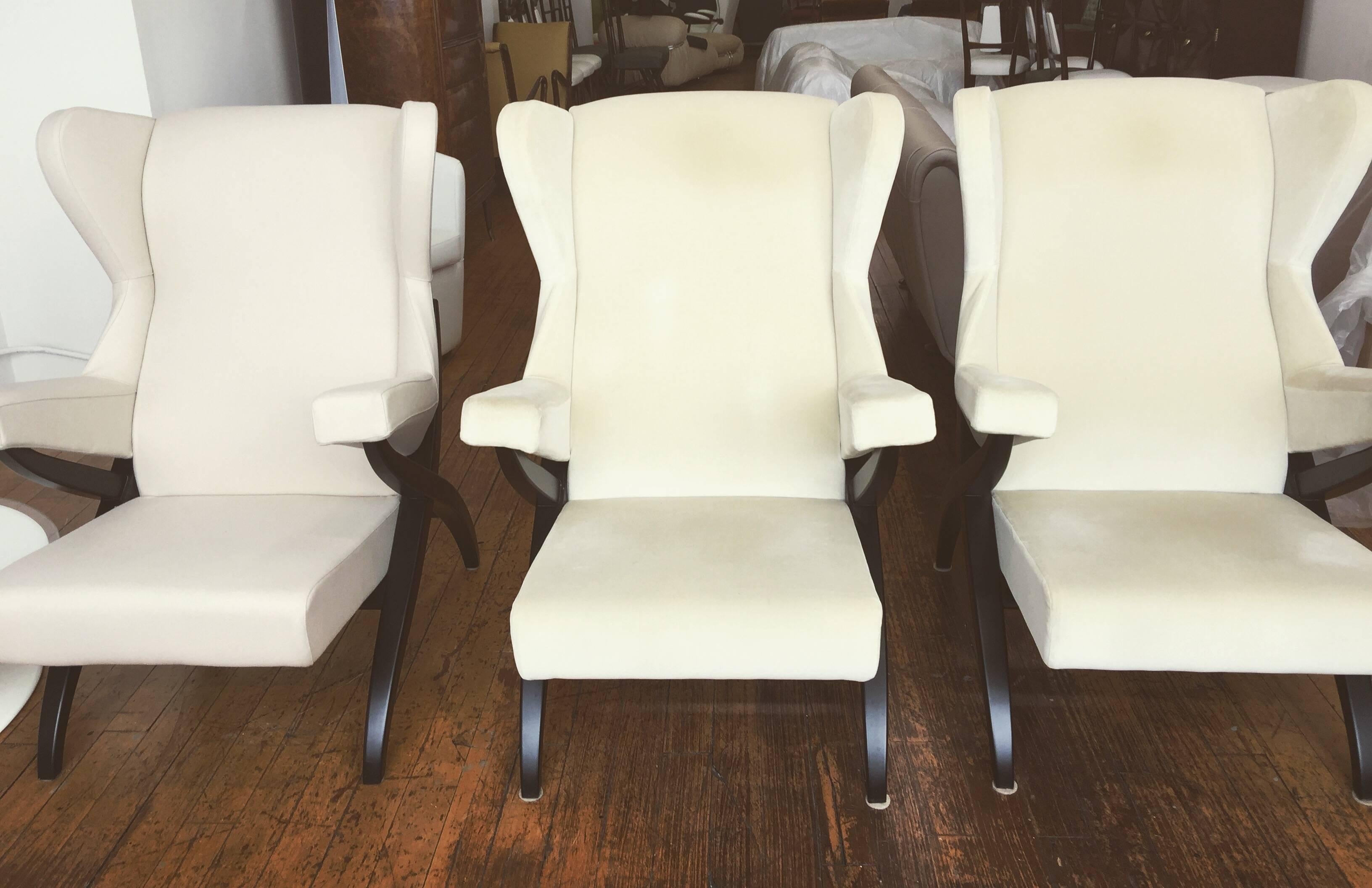 Fiorenza Lounge Chair Design by Franco Albini 1952 for Arflex, Velvet Cotton 2