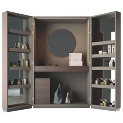 Leather Case Pieces and Storage Cabinets