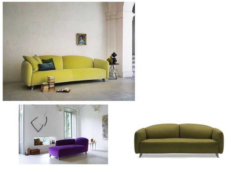 Modern Italian Designer Sofa Made in Italy, Fabric or ...