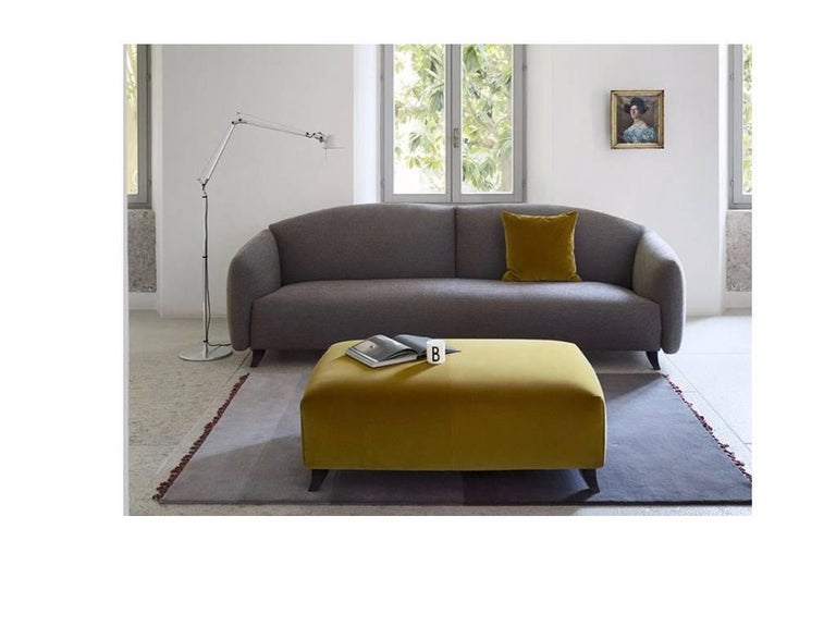 Modern Italian Designer Sofa Made in Italy, Fabric or Leather