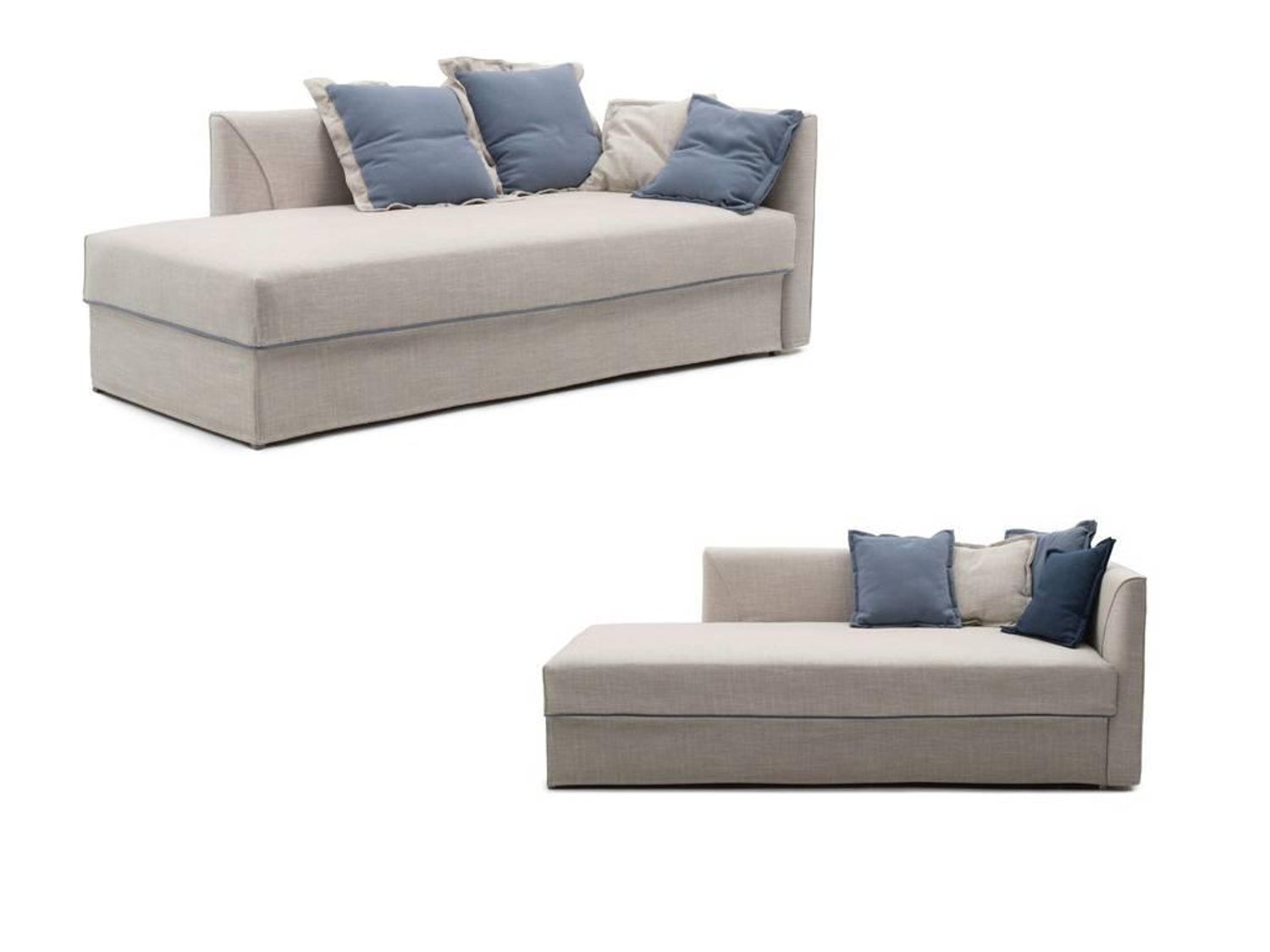 Modern Italian Sofa Bed With Trundle Or Storage Drawers Made In Italy