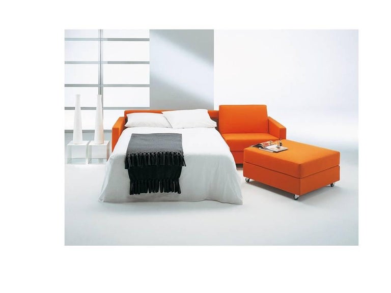 Modern Sectional Sofa Bed With Storage Ottoman Made In Italy Fabric Italian Modern Sofa Bed In A Sectional Version With Storage And Convertible Revolutionary