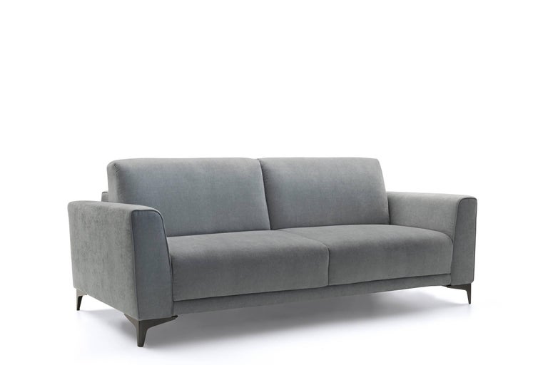 Modern Italian Sofa Bed, Fabric, Contemporary Design Made in Italy For