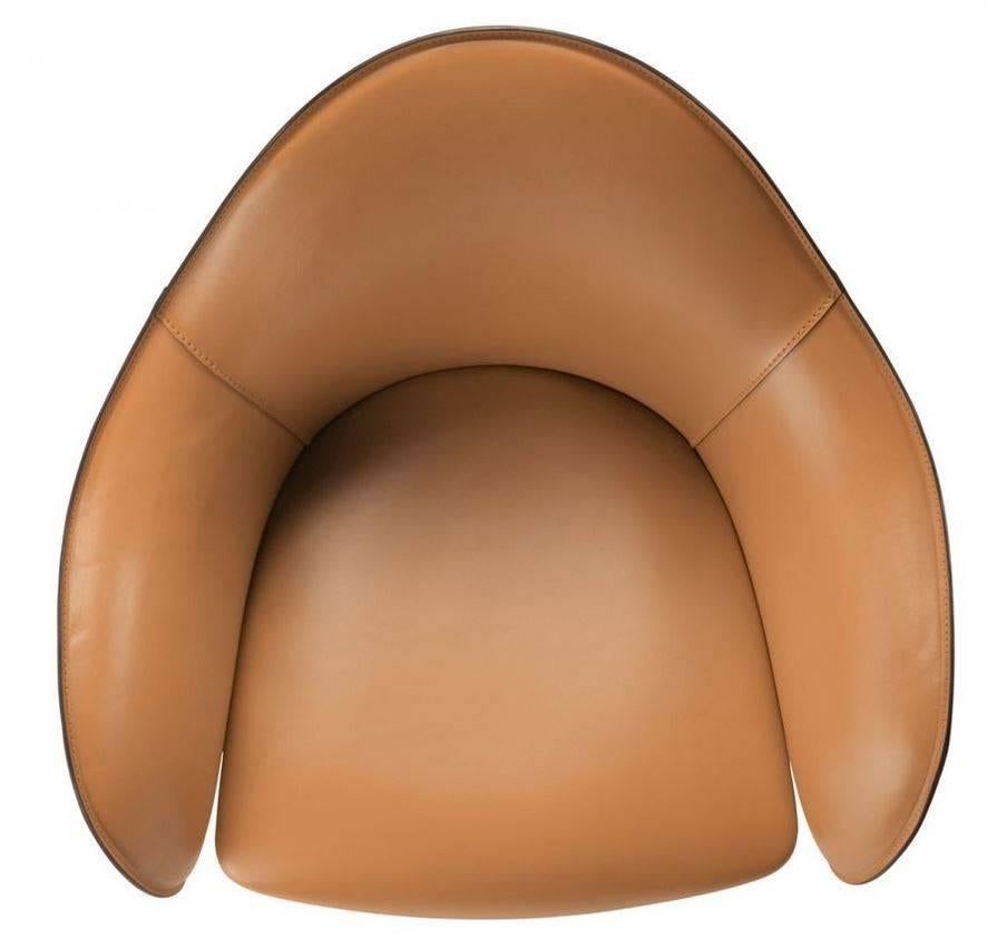 full grain leather desk chair