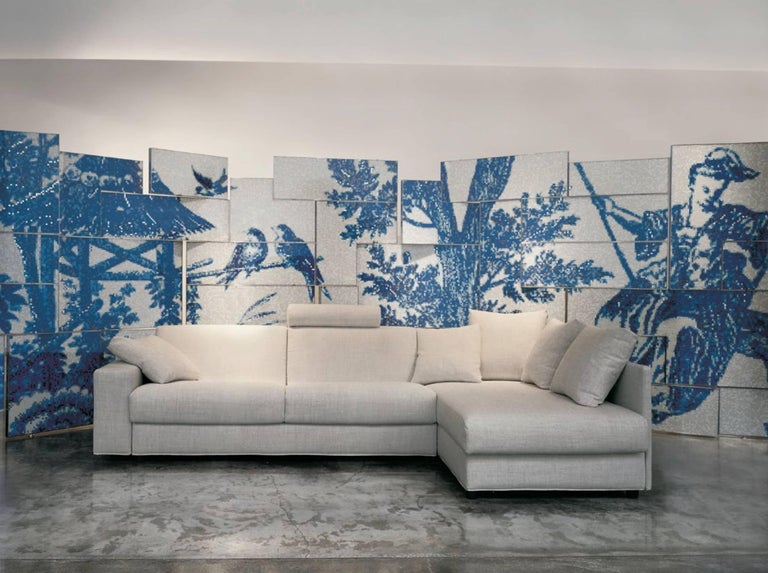 Modern Italian Sectional Sofa Bed with Chaise made in ...