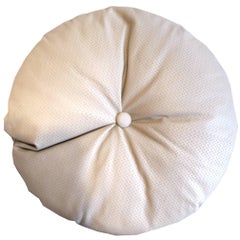 Italian Leather Decorative Pillow by Arflex, Italy