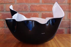 Venini Fazzoletto Murano Glass Vase, Fulvio Bianconi, Italy